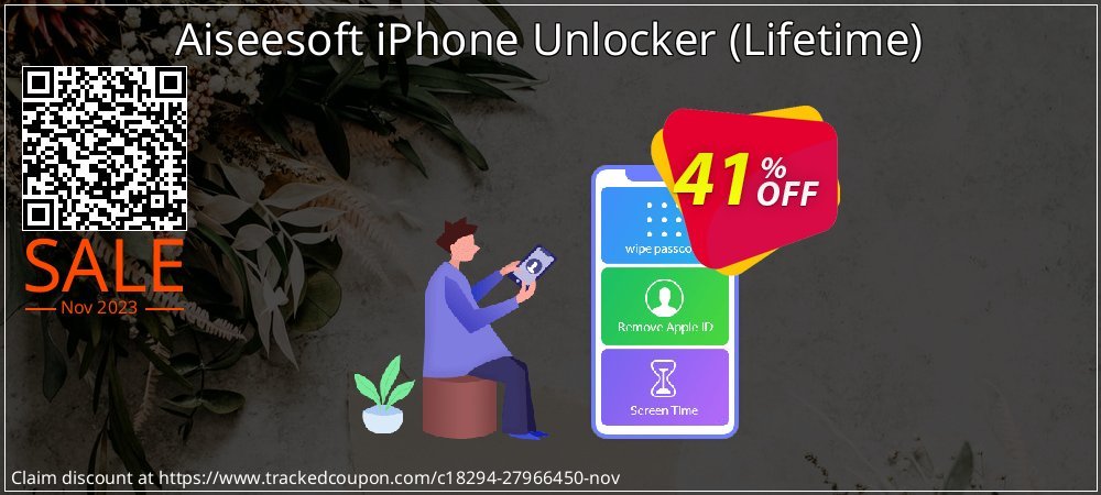 Aiseesoft iPhone Unlocker - Lifetime  coupon on World Backup Day deals