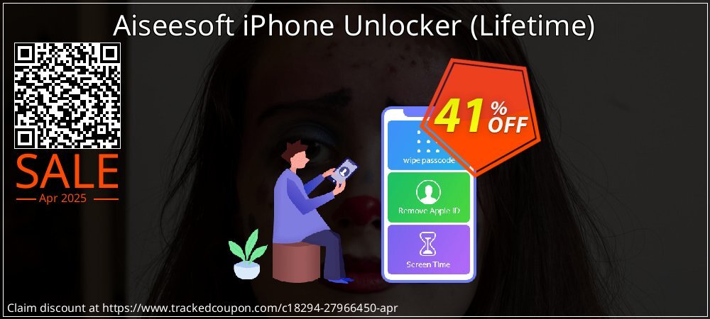 Aiseesoft iPhone Unlocker - Lifetime  coupon on World Backup Day deals