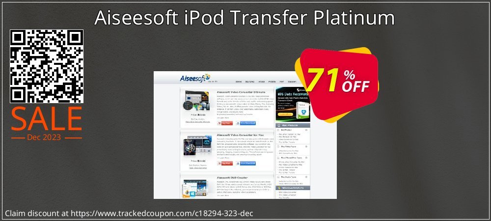 Aiseesoft iPod Transfer Platinum coupon on Easter Day discounts