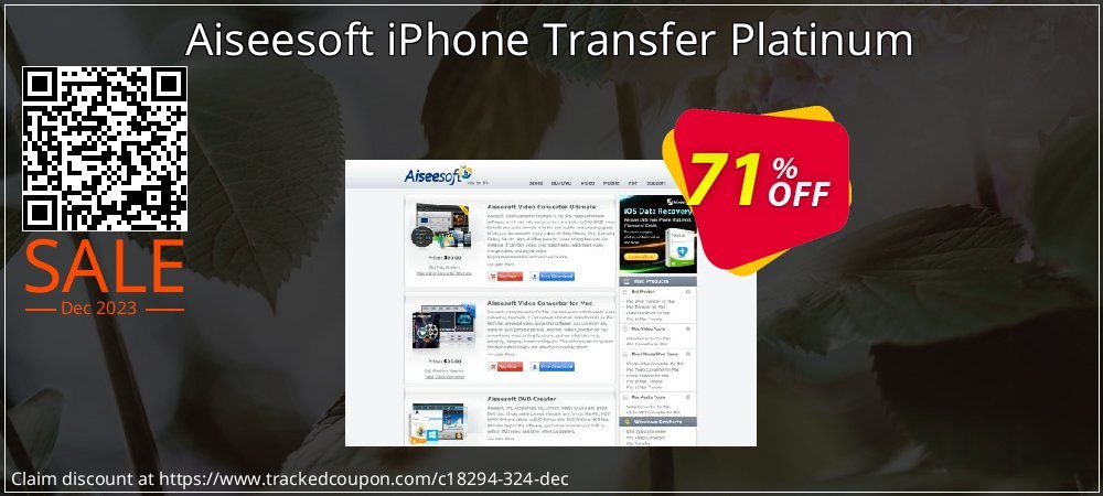Aiseesoft iPhone Transfer Platinum coupon on Tell a Lie Day promotions