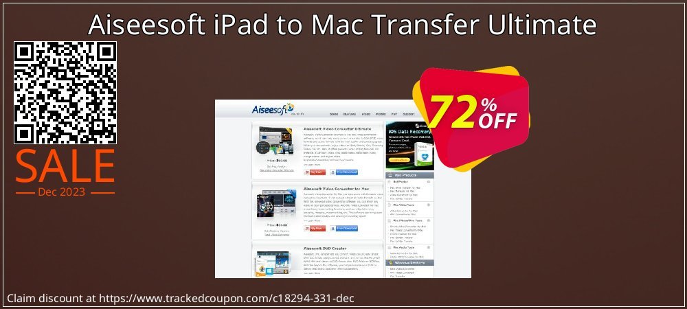 Aiseesoft iPad to Mac Transfer Ultimate coupon on World Party Day super sale
