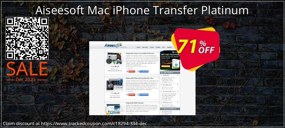 Aiseesoft Mac iPhone Transfer Platinum coupon on Tell a Lie Day sales