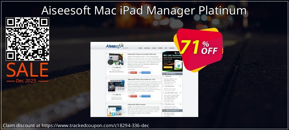Aiseesoft Mac iPad Manager Platinum coupon on World Party Day offer