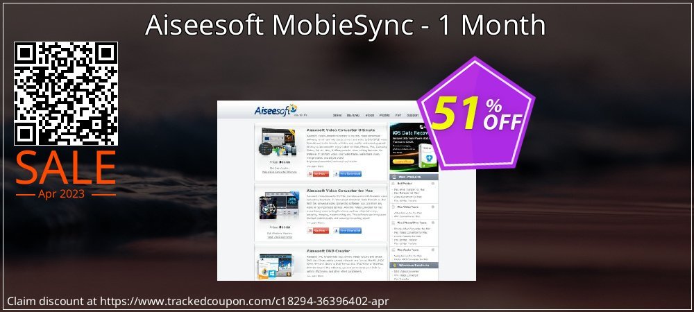 Aiseesoft MobieSync - 1 Month coupon on April Fools' Day offering sales