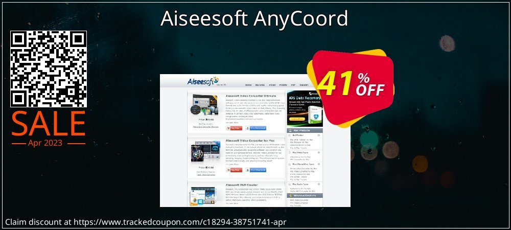Aiseesoft AnyCoord coupon on World Party Day promotions