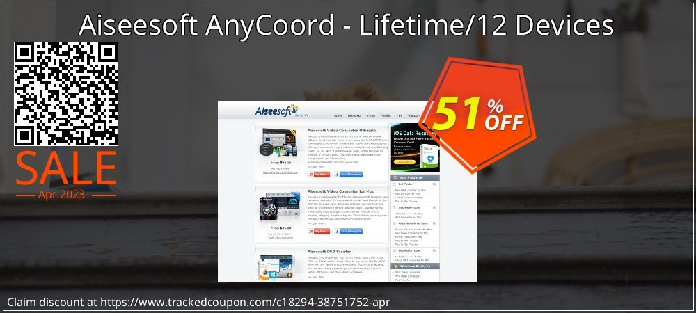 Aiseesoft AnyCoord - Lifetime/12 Devices coupon on April Fools' Day deals