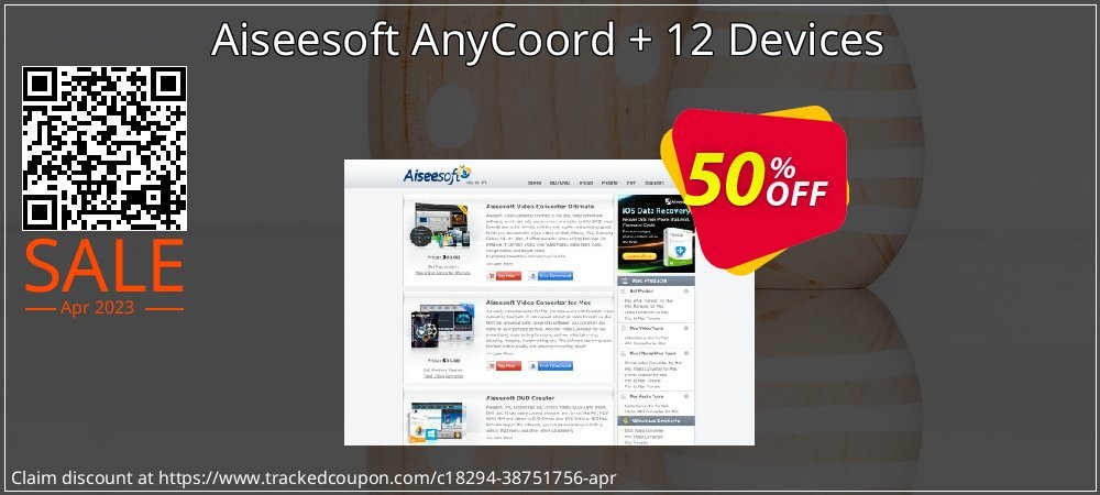 Aiseesoft AnyCoord + 12 Devices coupon on World Party Day offering sales