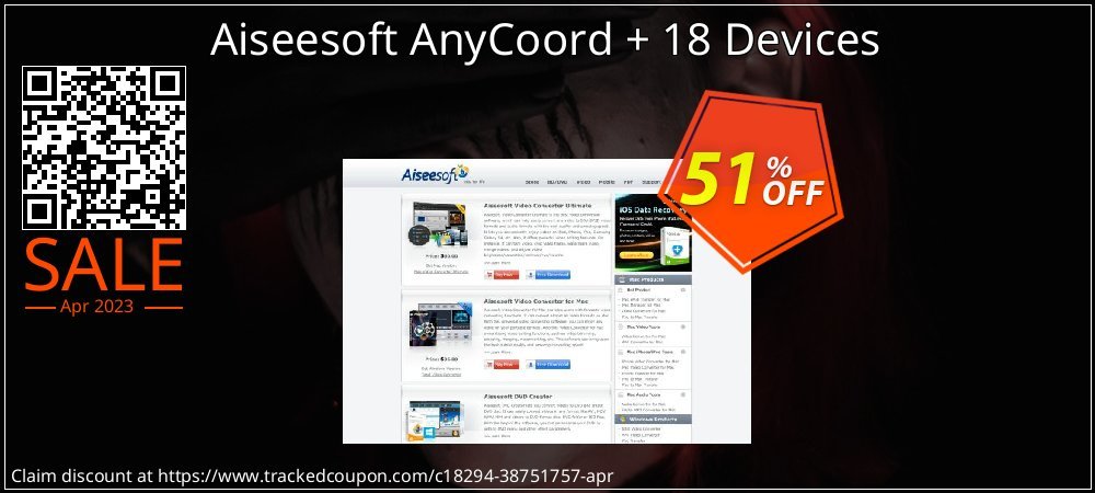 Aiseesoft AnyCoord + 18 Devices coupon on April Fools' Day super sale
