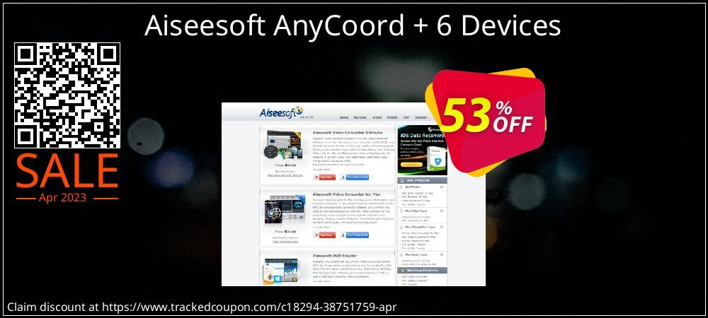Aiseesoft AnyCoord + 6 Devices coupon on World Password Day sales