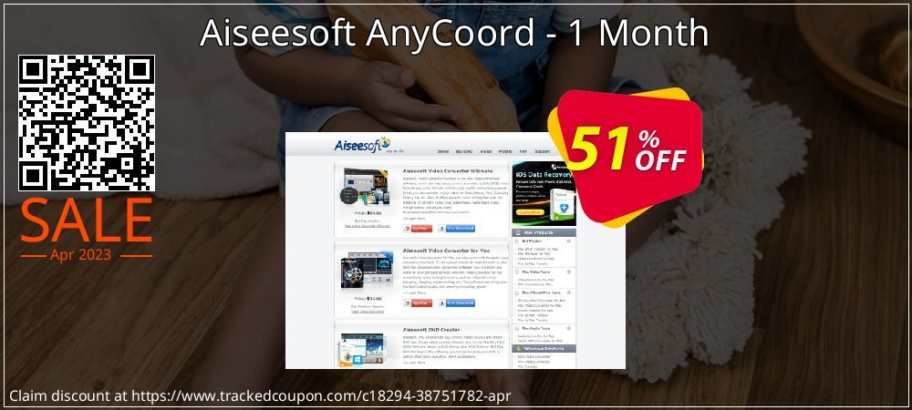Aiseesoft AnyCoord - 1 Month coupon on April Fools' Day offering discount