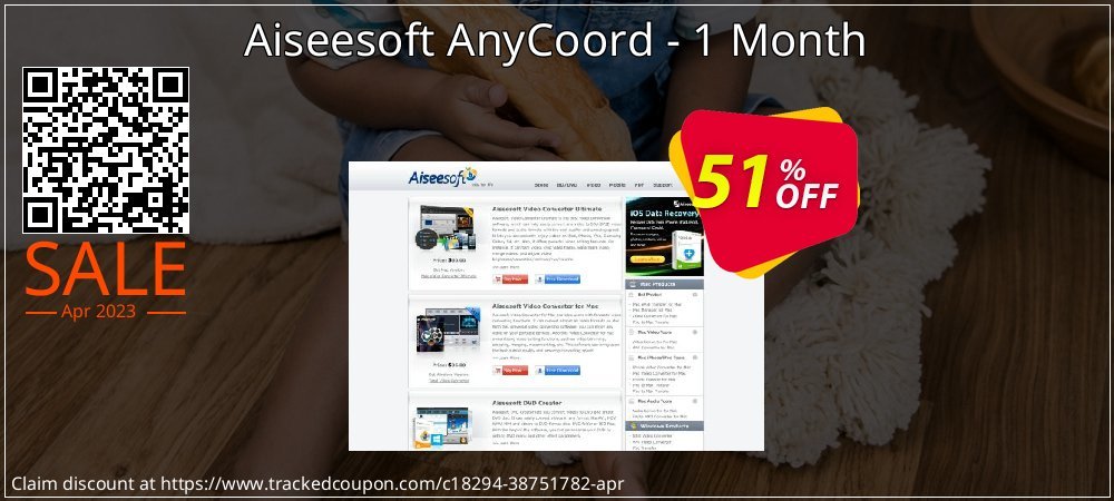 Aiseesoft AnyCoord - 1 Month coupon on Working Day offering sales