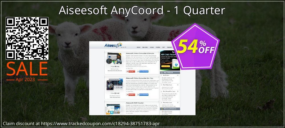 Aiseesoft AnyCoord - 1 Quarter coupon on Easter Day offering sales