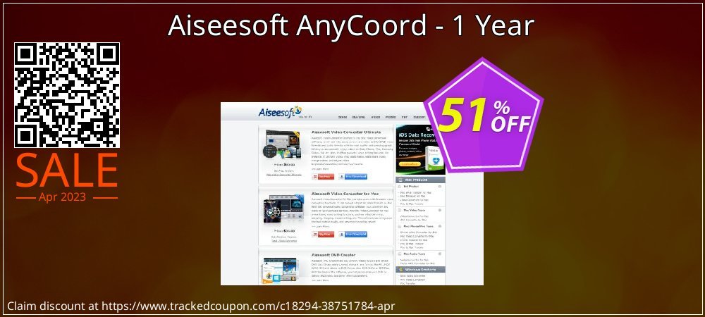 Aiseesoft AnyCoord - 1 Year coupon on World Password Day discounts