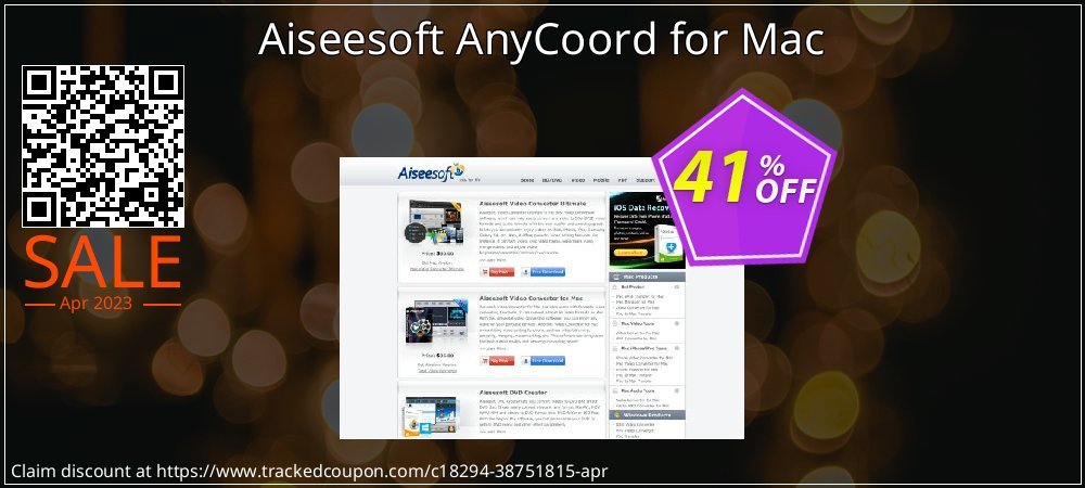 Aiseesoft AnyCoord for Mac coupon on National Walking Day deals