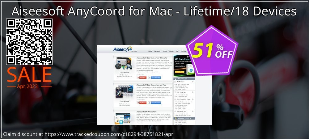 Aiseesoft AnyCoord for Mac - Lifetime/18 Devices coupon on National Loyalty Day promotions