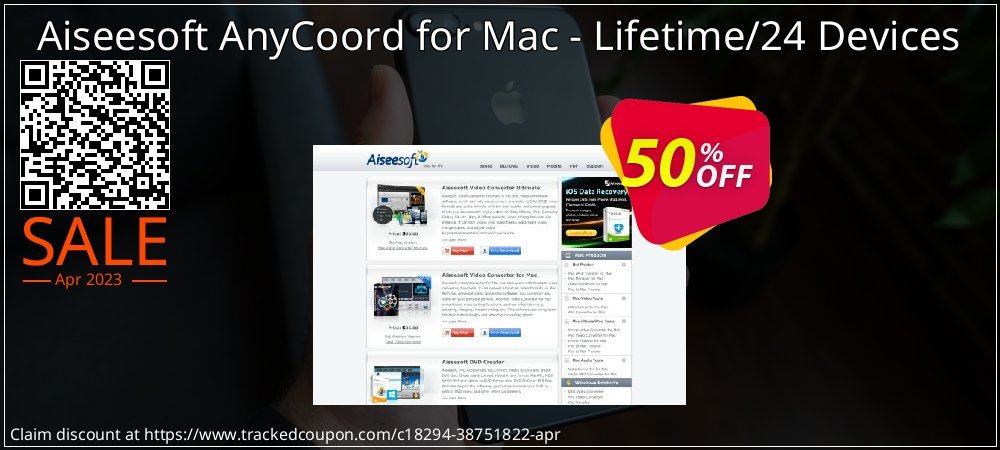 Aiseesoft AnyCoord for Mac - Lifetime/24 Devices coupon on April Fools' Day promotions