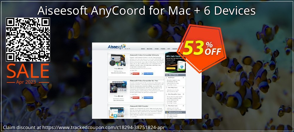 Aiseesoft AnyCoord for Mac + 6 Devices coupon on April Fools' Day sales