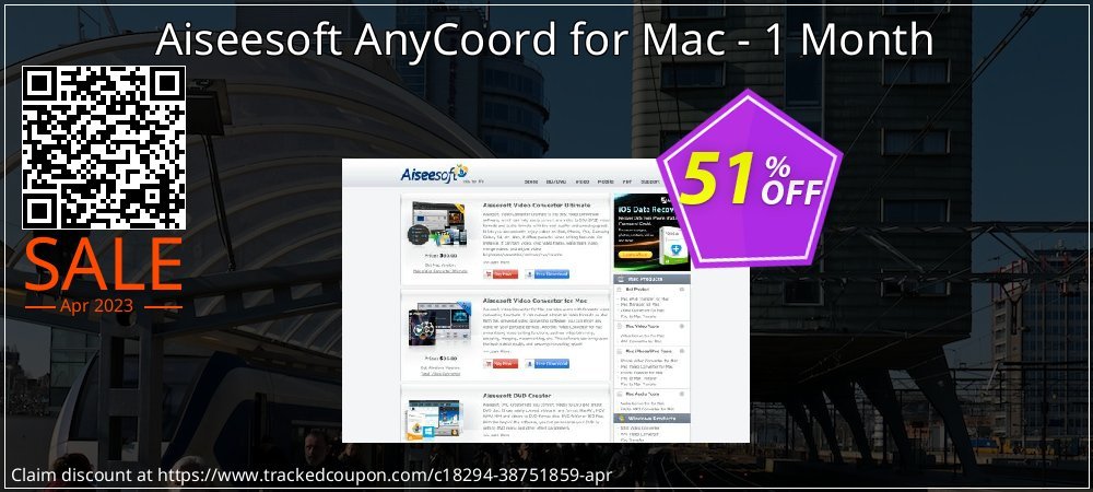 Aiseesoft AnyCoord for Mac - 1 Month coupon on World Password Day deals