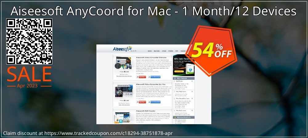 Aiseesoft AnyCoord for Mac - 1 Month/12 Devices coupon on Easter Day deals