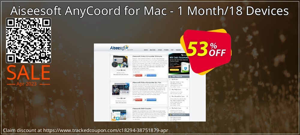 Aiseesoft AnyCoord for Mac - 1 Month/18 Devices coupon on Tell a Lie Day offer