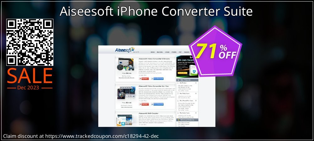 Aiseesoft iPhone Converter Suite coupon on Working Day super sale