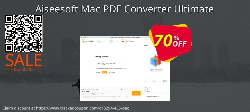Aiseesoft Mac PDF Converter Ultimate coupon on National Walking Day offer