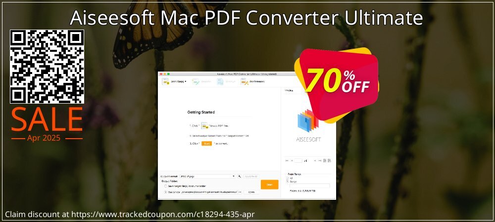 Aiseesoft Mac PDF Converter Ultimate coupon on National Walking Day offer