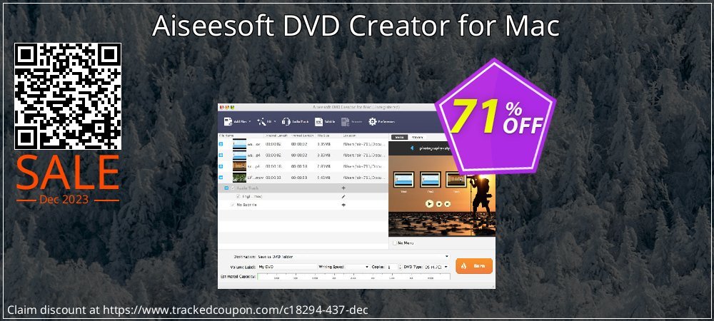 Aiseesoft DVD Creator for Mac coupon on April Fools' Day offering discount