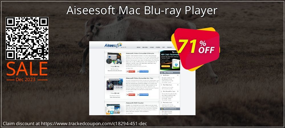 Aiseesoft Mac Blu-ray Player coupon on World Party Day sales