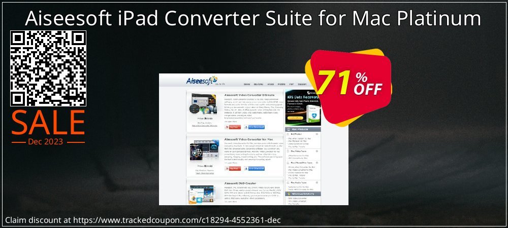 Aiseesoft iPad Converter Suite for Mac Platinum coupon on National Loyalty Day promotions