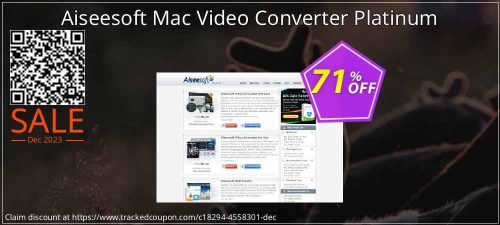 Aiseesoft Mac Video Converter Platinum coupon on Palm Sunday super sale