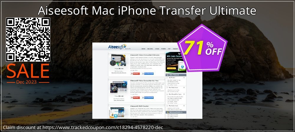 Aiseesoft Mac iPhone Transfer Ultimate coupon on National Walking Day sales