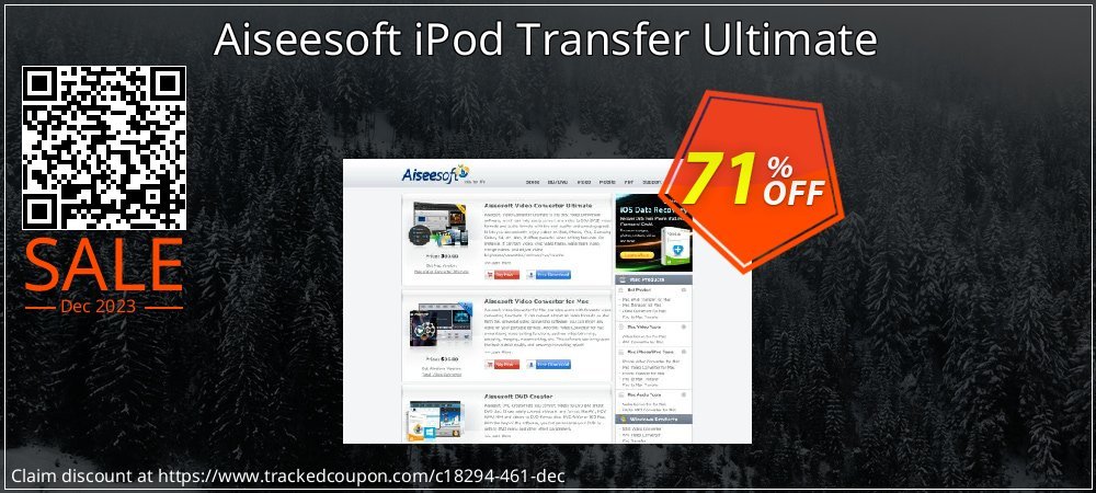 Aiseesoft iPod Transfer Ultimate coupon on World Party Day deals