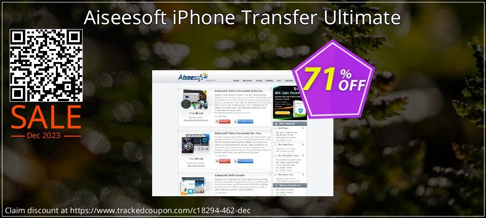 Aiseesoft iPhone Transfer Ultimate coupon on April Fools' Day offer
