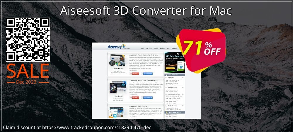 Aiseesoft 3D Converter for Mac coupon on National Walking Day deals