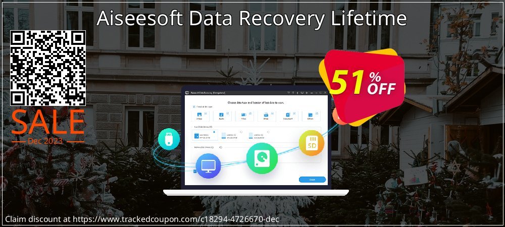 Aiseesoft Data Recovery Lifetime coupon on National Walking Day offering discount