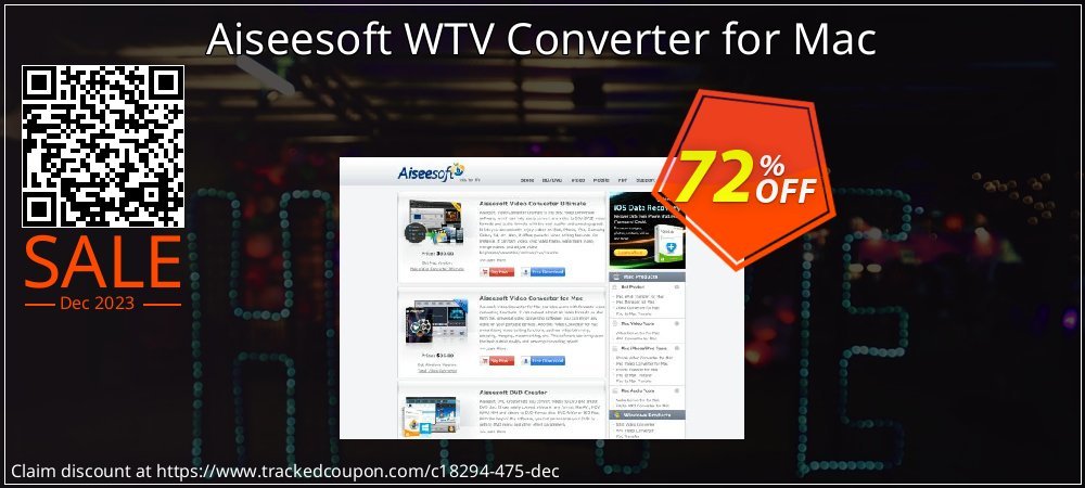 Aiseesoft WTV Converter for Mac coupon on National Walking Day super sale