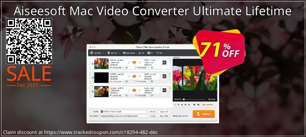 Aiseesoft Mac Video Converter Ultimate Lifetime coupon on April Fools' Day offering discount