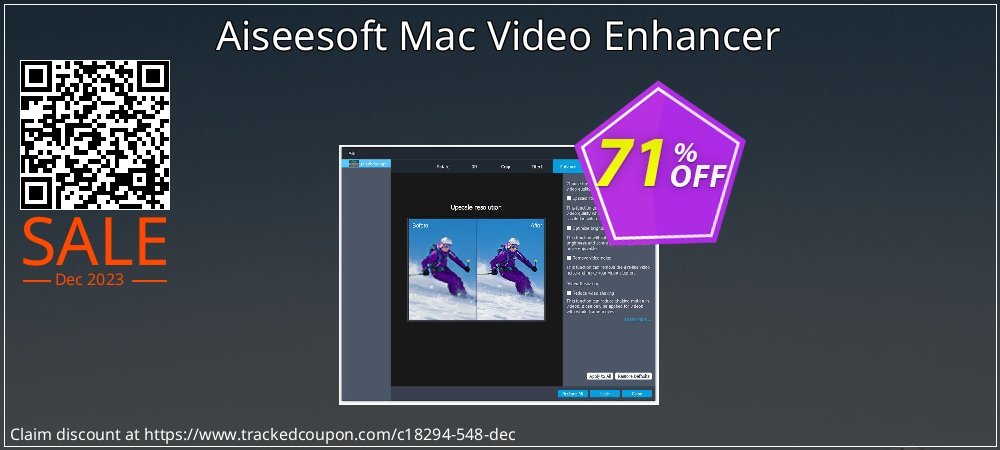 Aiseesoft Mac Video Enhancer coupon on Easter Day discounts