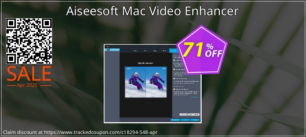 Aiseesoft Mac Video Enhancer coupon on Constitution Memorial Day promotions