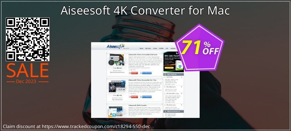 Aiseesoft 4K Converter for Mac coupon on World Backup Day promotions