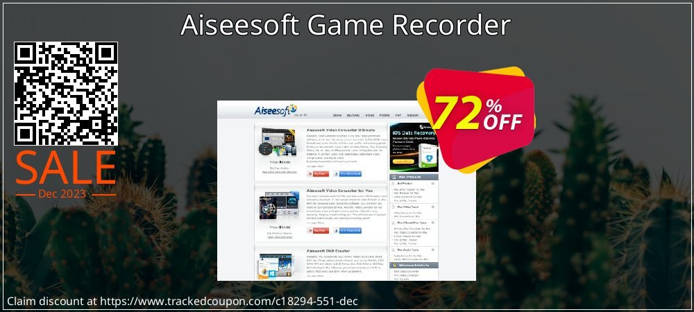 Aiseesoft Game Recorder coupon on World Party Day deals