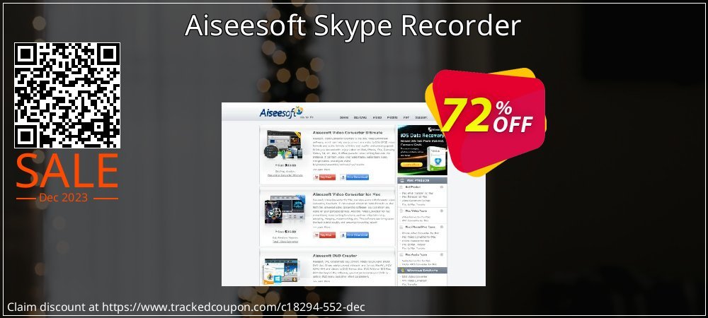 Get 70% OFF Aiseesoft Skype Recorder offering sales