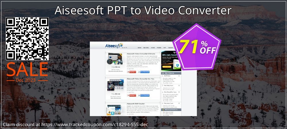 Aiseesoft PPT to Video Converter coupon on National Walking Day offering sales