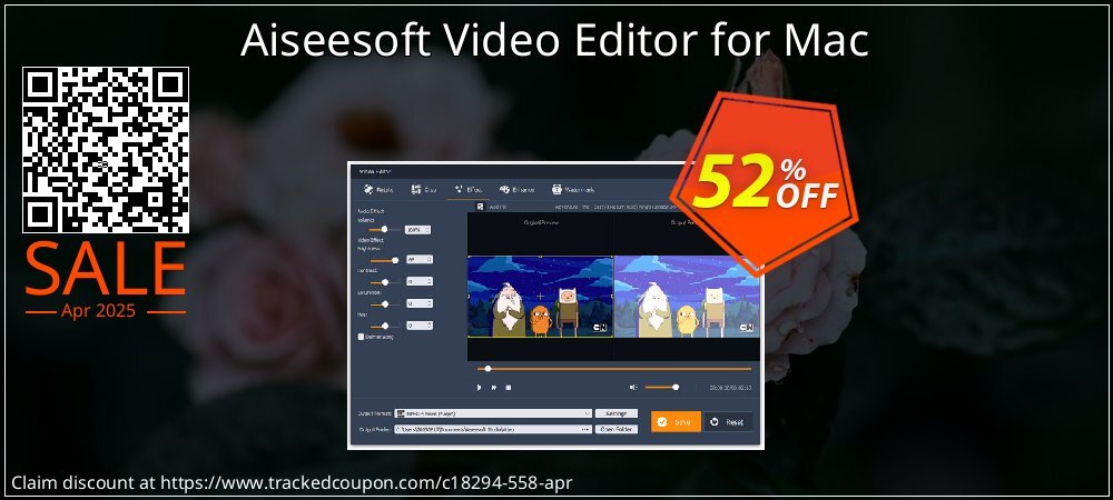 Aiseesoft Video Editor for Mac coupon on Easter Day promotions