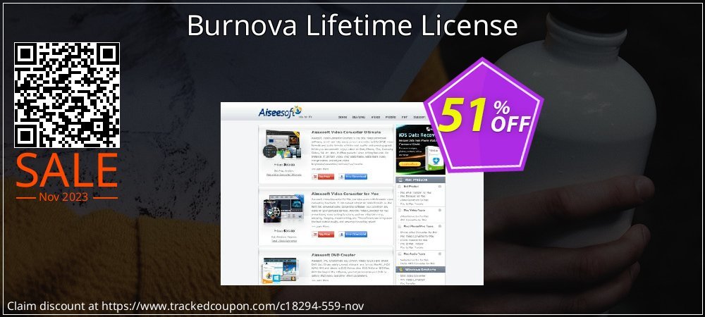 Burnova Lifetime License coupon on Tell a Lie Day sales