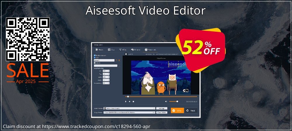 Aiseesoft Video Editor coupon on National Walking Day deals