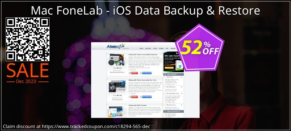 Mac FoneLab - iOS Data Backup & Restore coupon on National Walking Day super sale