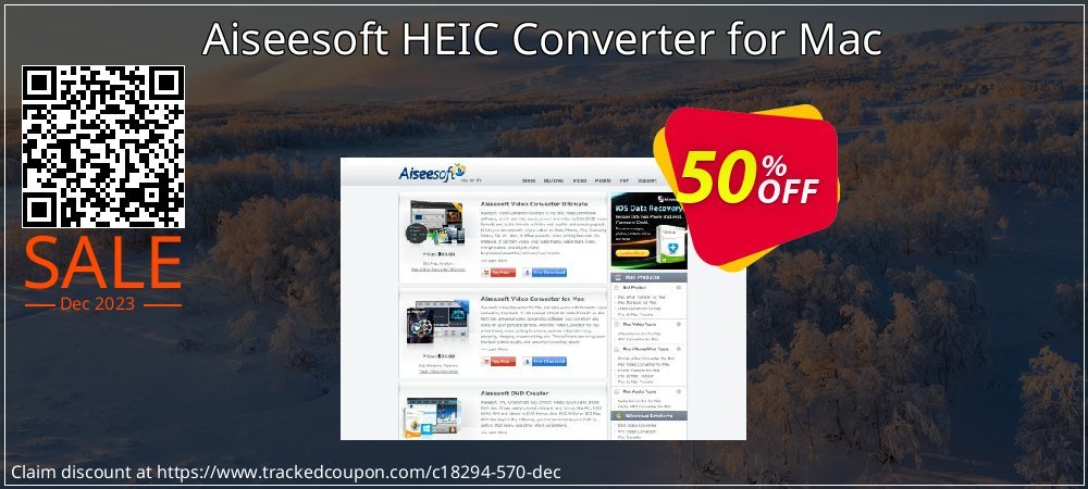 Aiseesoft HEIC Converter for Mac coupon on National Walking Day offer