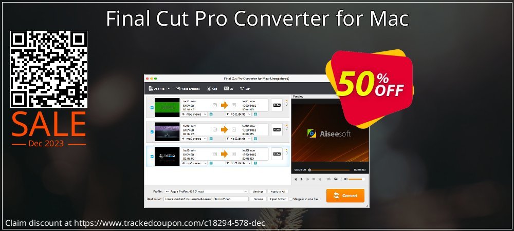 Final Cut Pro Converter for Mac coupon on Easter Day deals